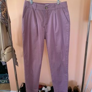 Mauve pleated trousers from A New Day